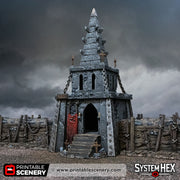 Trench Chapel – Trench Crusade compatible SystemHEX 3D printed terrain