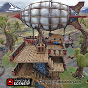 Ironhelm Dwarven Skydock – Printable Scenery 3D printed tabletop terrain