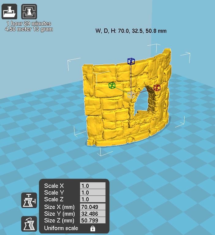 Winterdale Round Tower – Printable Scenery 3D printed tabletop terrain