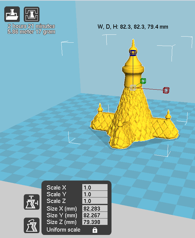 Winterdale Round Tower – Printable Scenery 3D printed tabletop terrain