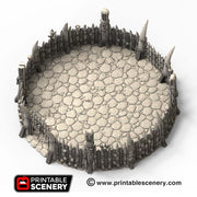 Lost Tribes Fighting Pits – Printable Scenery 3D printed tabletop terrain