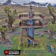 Ironhelm Dwarven Skydock – Printable Scenery 3D printed tabletop terrain