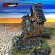 Port Winterdale Ruined Governor's Mansion – Printable Scenery 3D printed tabletop terrain