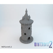 Winterdale Round Tower – Printable Scenery 3D printed tabletop terrain