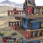 Ironhelm Dwarven Skydock – Printable Scenery 3D printed tabletop terrain