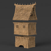 Winterdale Bridge Cottage – Printable Scenery 3D printed tabletop terrain