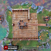 Ironhelm Dwarven Skydock – Printable Scenery 3D printed tabletop terrain