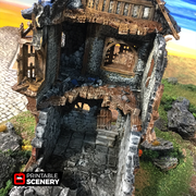 Port Winterdale Ruined Governor's Mansion – Printable Scenery 3D printed tabletop terrain