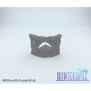 Winterdale Round Tower – Printable Scenery 3D printed tabletop terrain