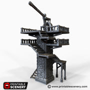 Ironhelm Dwarven Skydock – Printable Scenery 3D printed tabletop terrain