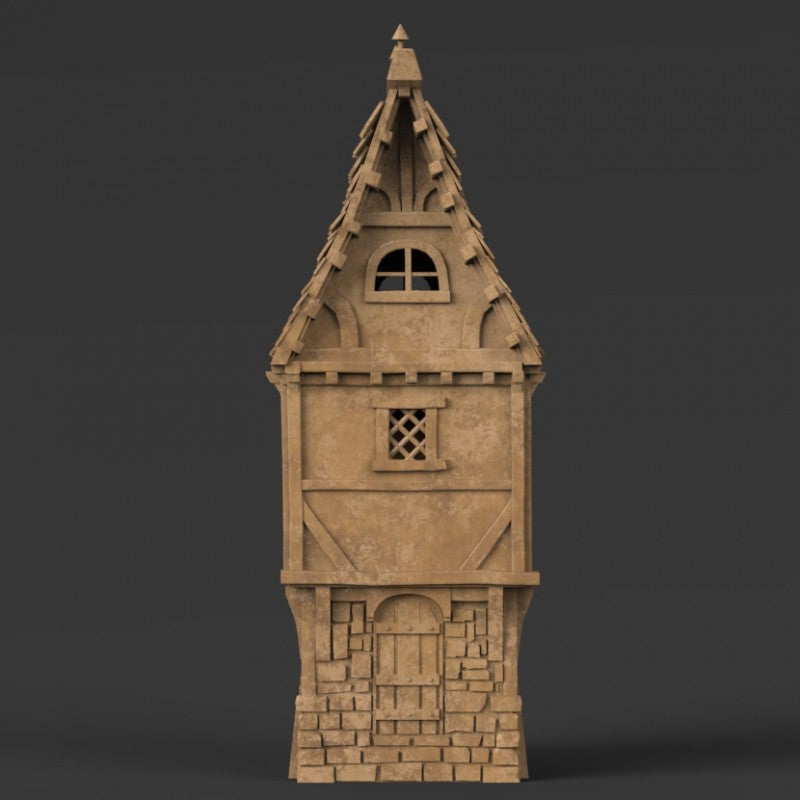 Winterdale Bridge Cottage – Printable Scenery 3D printed tabletop terrain