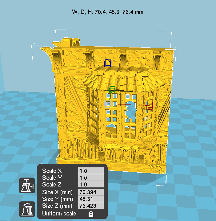 Port Winterdale Ruined Governor's Mansion – Printable Scenery 3D printed tabletop terrain