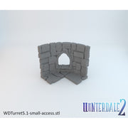 Winterdale Round Tower – Printable Scenery 3D printed tabletop terrain