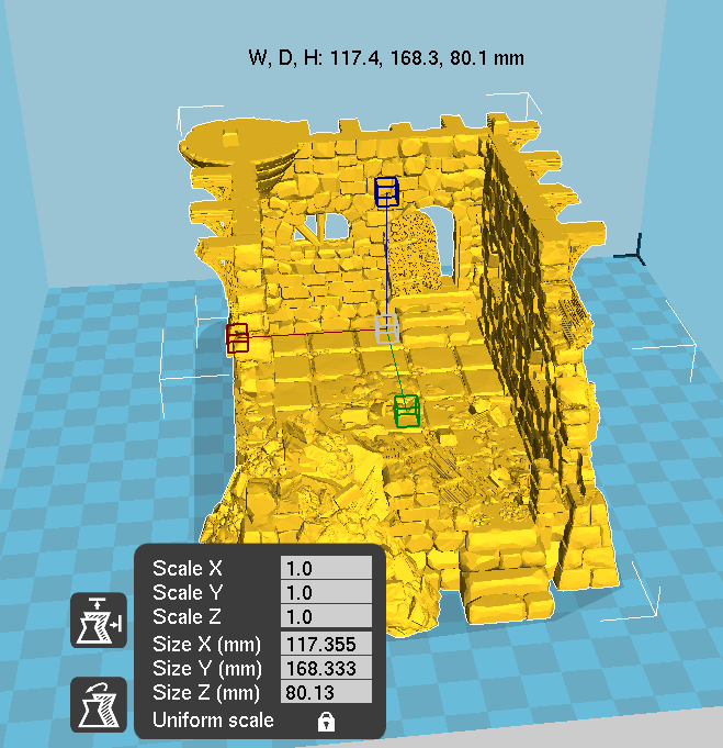 Port Winterdale Ruined Governor's Mansion – Printable Scenery 3D printed tabletop terrain