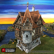 Port Winterdale Governor's Mansion – Printable Scenery 3D printed tabletop terrain
