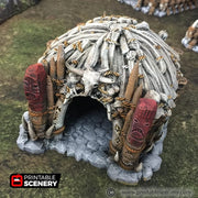 Lost Tribes Shaman's Hut – Printable Scenery 3D printed tabletop terrain