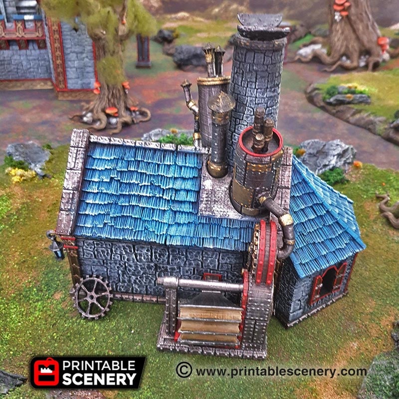 Dwarven Smithy – Printable Scenery 3D printed tabletop terrain