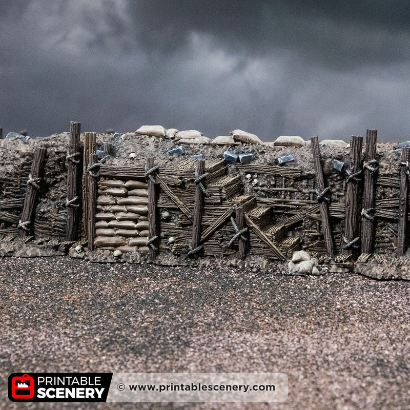 Trench Stairs – Trench Crusade compatible SystemHEX 3D printed terrain
