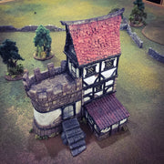 Winterdale War Cottage – Printable Scenery 3D printed tabletop terrain