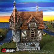 Port Winterdale Governor's Mansion – Printable Scenery 3D printed tabletop terrain