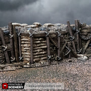 Trench Stairs – Trench Crusade compatible SystemHEX 3D printed terrain