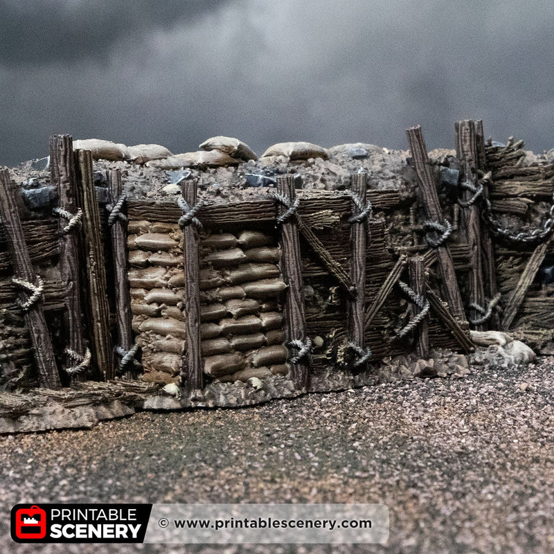 Trench Stairs – Trench Crusade compatible SystemHEX 3D printed terrain
