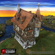 Port Winterdale Governor's Mansion – Printable Scenery 3D printed tabletop terrain