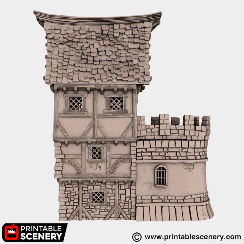 Winterdale War Cottage – Printable Scenery 3D printed tabletop terrain