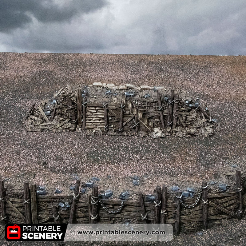 Trench Stairs – Trench Crusade compatible SystemHEX 3D printed terrain