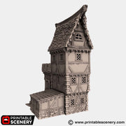 Winterdale War Cottage – Printable Scenery 3D printed tabletop terrain