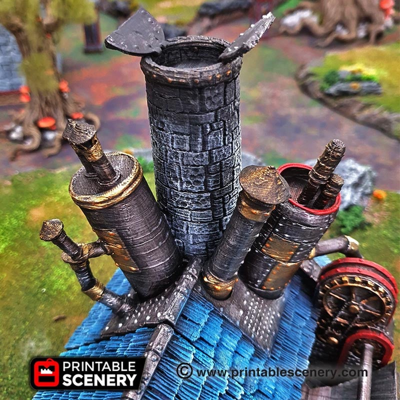 Dwarven Smithy – Printable Scenery 3D printed tabletop terrain