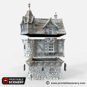 Port Winterdale Governor's Mansion – Printable Scenery 3D printed tabletop terrain