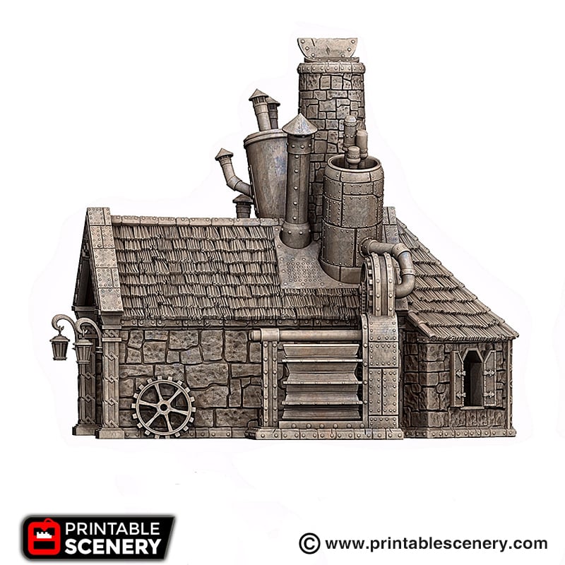 Dwarven Smithy – Printable Scenery 3D printed tabletop terrain