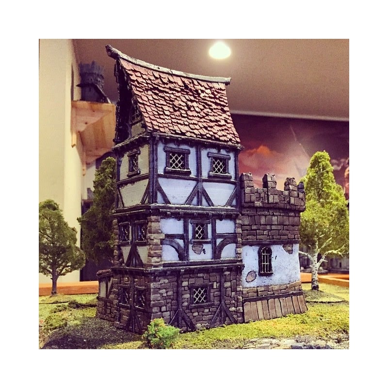 Winterdale War Cottage – Printable Scenery 3D printed tabletop terrain