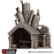 Dwarven Smithy – Printable Scenery 3D printed tabletop terrain