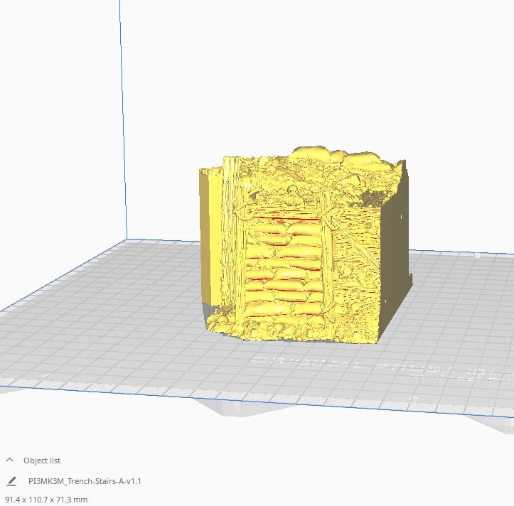 Trench Stairs – Trench Crusade compatible SystemHEX 3D printed terrain
