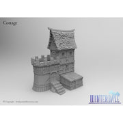 Winterdale War Cottage – Printable Scenery 3D printed tabletop terrain