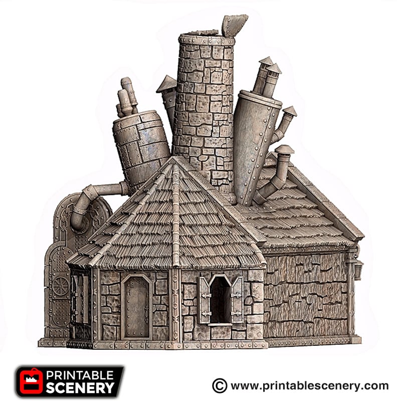 Dwarven Smithy – Printable Scenery 3D printed tabletop terrain