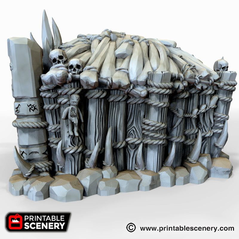 Lost Tribes Shaman's Hut – Printable Scenery 3D printed tabletop terrain