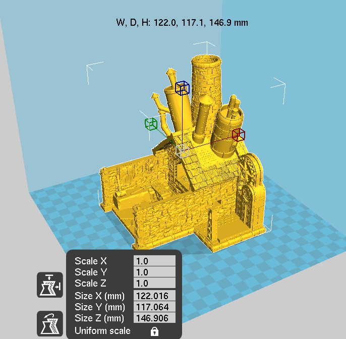 Dwarven Smithy – Printable Scenery 3D printed tabletop terrain