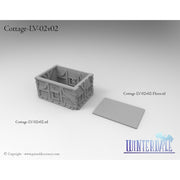 Winterdale War Cottage – Printable Scenery 3D printed tabletop terrain