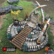 Lost Tribes War Boss Throne – Printable Scenery 3D printed tabletop terrain