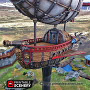 Dwarven Airship – Printable Scenery 3D printed tabletop terrain