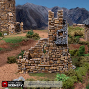Ruined Small Chapel – Printable Scenery 3D printed tabletop terrain