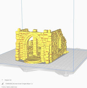 Ruined Small Chapel – Printable Scenery 3D printed tabletop terrain