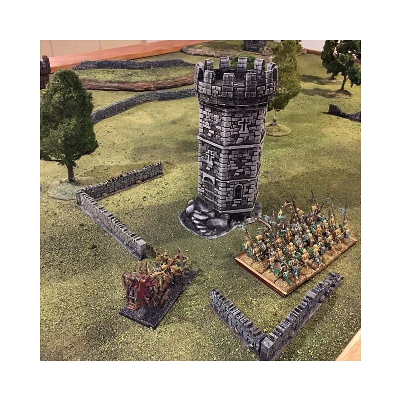 Winterdale War Tower – Printable Scenery 3D printed tabletop terrain