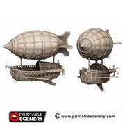 Dwarven Airship – Printable Scenery 3D printed tabletop terrain