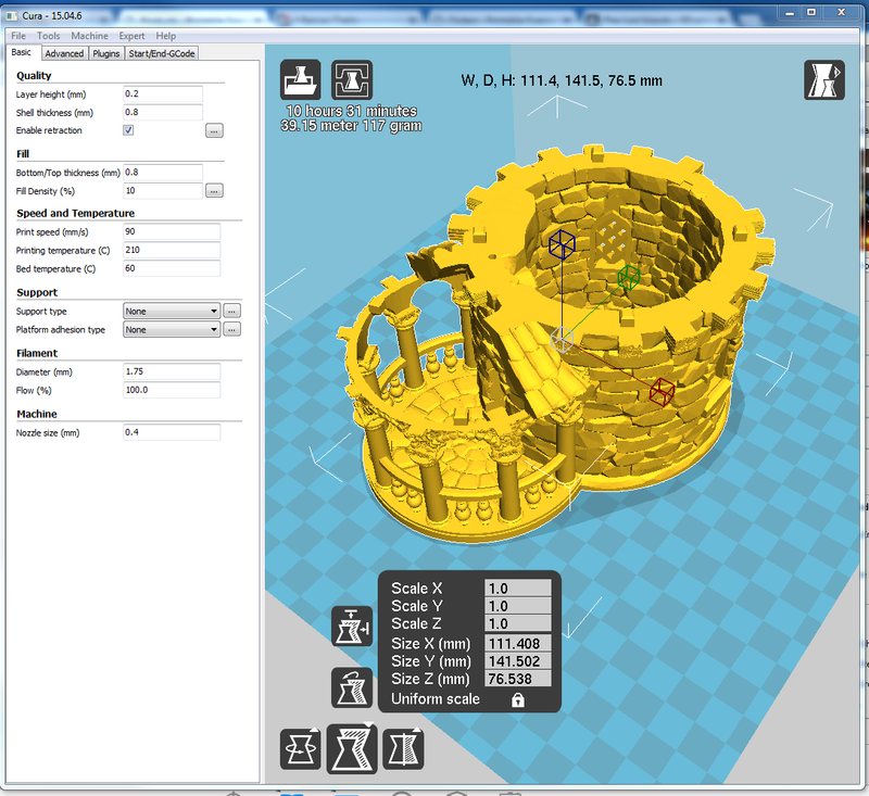 Port Winterdale Wizard Tower – Printable Scenery 3D printed tabletop terrain