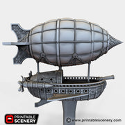 Dwarven Airship – Printable Scenery 3D printed tabletop terrain