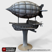 Dwarven Airship – Printable Scenery 3D printed tabletop terrain